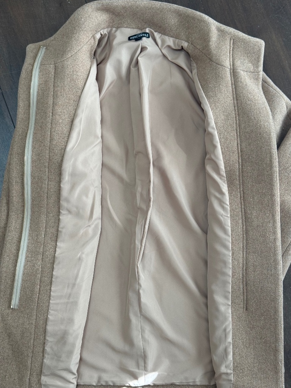 J. Crew Mercantile Wool Blend City Coat - Picture 6 of 6